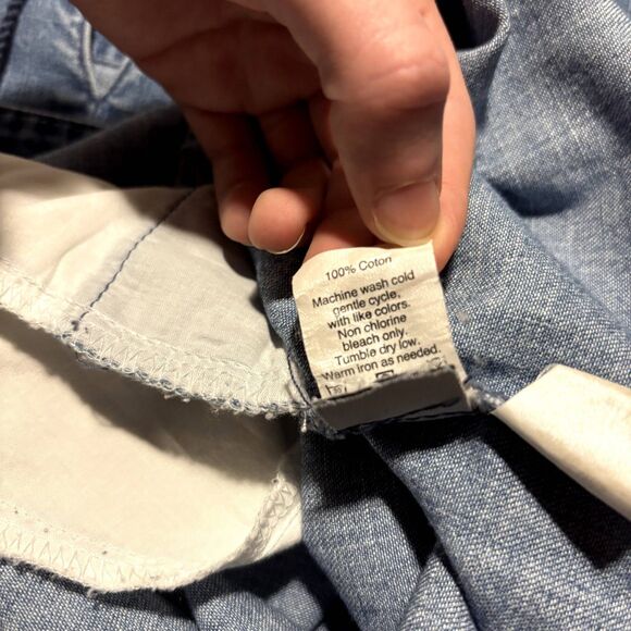 Madewell Blue Denim Artiste Mini Tunic Dress- Size XS - Picture 8 of 9